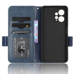 For Xiaomi Redmi Note 12 4G PU Leather Phone Case Imprinted Triangle Phone Stand Wallet Cover