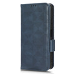 For Xiaomi Redmi Note 12 4G PU Leather Phone Case Imprinted Triangle Phone Stand Wallet Cover