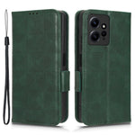 Xiaomi Redmi Note 12 4G PU-läderfodral med tryckt triangelformad mobilstativ, plånboksfodral