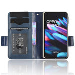 Til Oppo Find N2 5G Standtelefoncover PU Læder Præget Trekant Beskyttende Telefon Pung Cover