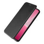Xiaomi 13 Lite / Civi 2 5G-mobilcover, PU-læder, kulfibertekstur, stativ og kortholder
