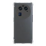 Oppo Find X6 TPU-mobilcover med fire hjørner, airbag, faldsikring, skridsikkert, gennemsigtigt mobilcover