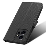 For Xiaomi Redmi Note 12 4G Cell Phone Case PU Leather Diamond Texture Wallet Stand Cover