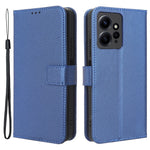 For Xiaomi Redmi Note 12 4G Cell Phone Case PU Leather Diamond Texture Wallet Stand Cover