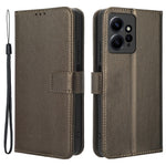 Xiaomi Redmi Note 12 4G Mobilskal PU Läder Diamanttextur Plånboksfodral