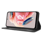 For Xiaomi Redmi Note 12 4G Wallet Stand Phone Case Retro Leather Phone Cover