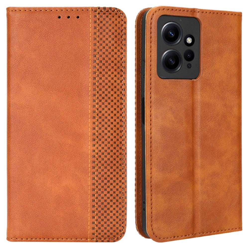 Xiaomi Redmi Note 12 4G Plånboksfodral i läder med stativ