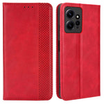 For Xiaomi Redmi Note 12 4G Wallet Stand Phone Case Retro Leather Phone Cover