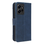 Multiple Card Slots Phone Case for Xiaomi Redmi Note 12 4G Wallet Stand Leather Phone Cover