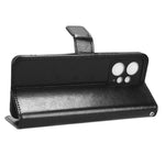 For Xiaomi Redmi Note 12 4G Wallet Stand PU Leather Case Crazy Horse Texture Cell Phone Cover
