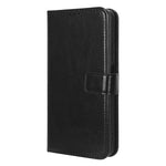 For Xiaomi Redmi Note 12 4G Wallet Stand PU Leather Case Crazy Horse Texture Cell Phone Cover