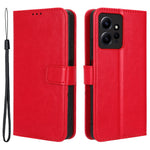 For Xiaomi Redmi Note 12 4G Wallet Stand PU Leather Case Crazy Horse Texture Cell Phone Cover