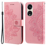 For Oppo Reno8 T 5G / A1 Pro 5G Case Floral Pattern PU Leather Wallet Stand Phone Cover