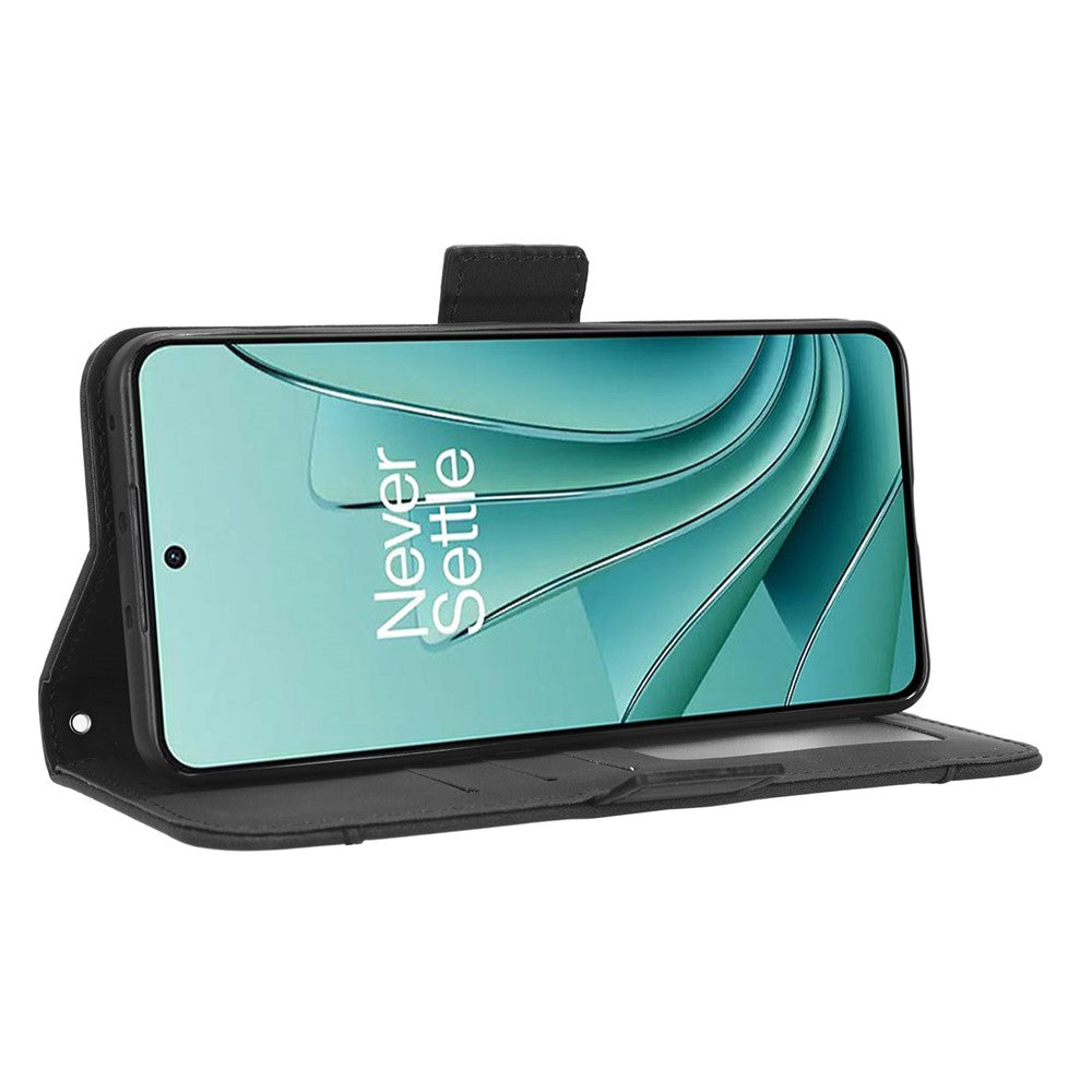 For OnePlus Nord 3 5G / Ace 2V Phone Leather Case Multiple Card Slots Phone Cover with Wallet Stand