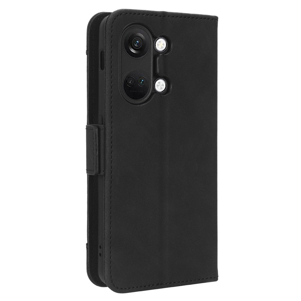 For OnePlus Nord 3 5G / Ace 2V Phone Leather Case Multiple Card Slots Phone Cover with Wallet Stand