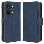 For OnePlus Nord 3 5G / Ace 2V Phone Leather Case Multiple Card Slots Phone Cover with Wallet Stand