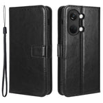 For OnePlus Nord 3 5G / Ace 2V Cell Phone Case Wallet Stand Crazy Horse Texture Leather Phone Cover