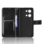 For OnePlus Nord 3 5G / Ace 2V Cell Phone Case Wallet Stand Crazy Horse Texture Leather Phone Cover