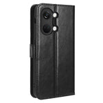 For OnePlus Nord 3 5G / Ace 2V Cell Phone Case Wallet Stand Crazy Horse Texture Leather Phone Cover