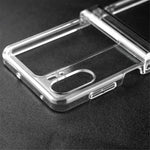 For Oppo Find N2 Flip 5G Anti-Scratch Phone Case Transparent Hard PC Protective Cover