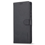 LC.IMEEKE For Xiaomi Redmi Note 12 4G Phone Wallet Case Calf Texture PU Leather Stand Phone Cover