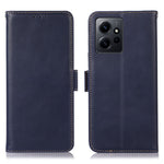 For Xiaomi Redmi Note 12 4G RFID Blocking Phone Cover Genuine Cowhide Leather Stand Wallet Case