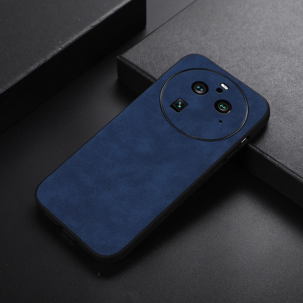 For Oppo Find X6 Pro Phone Case Texture Leather+PC+TPU Anti-scratch Phone Cover