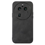 For Oppo Find X6 Pro Cowhide Texture Phone Case Leather Coated TPU+PC Back Cover