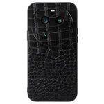 For Oppo Find X6 Pro Phone Case Genuine Cowhide Leather+PC+TPU Crocodile Texture Phone Cover