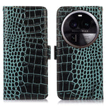 For Oppo Find X6 Pro RFID Blocking Genuine Cowhide Leather Phone Case Phone Wallet Stand Cover