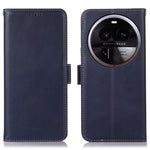 For Oppo Find X6 Pro Phone Case RFID Blocking Genuine Cowhide Leather Cover with Stand Wallet