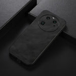 For Oppo Find X6 Cowhide Texture Phone Case Leather Coated TPU+PC Smartphone Cover