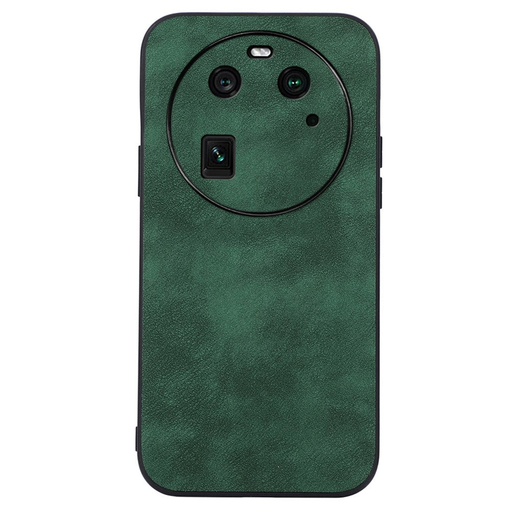 For Oppo Find X6 Textured Phone Case PU Leather+PC+TPU Phone Back Cover