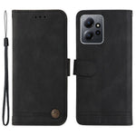 Xiaomi Redmi Note 12 4G Läderplånboksfodral Skin Touch mobilfodral Stativ med Rem
