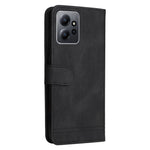 For Xiaomi Redmi Note 12 4G Leather Wallet Cases Skin Touch Phone Cover Stand with Strap