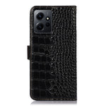 For Xiaomi Redmi Note 12 4G RFID Blocking Wallet Case Genuine Cowhide Leather Stand Phone Cover
