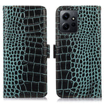 For Xiaomi Redmi Note 12 4G RFID Blocking Wallet Case Genuine Cowhide Leather Stand Phone Cover