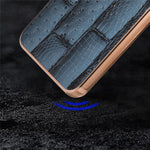 For Samsung Galaxy S23+ Nano Electroplating Mahjong Texture Phone Case Genuine Cowhide Leather+PC+TPU Cover