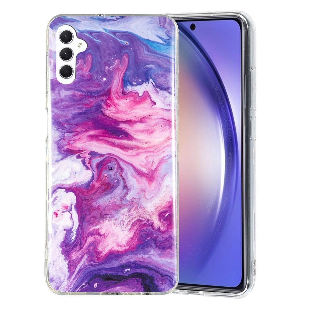 Til Samsung Galaxy A54 5G Marmor Mønster Telefon TPU Etui Anti-ridse IMD Telefon Cover