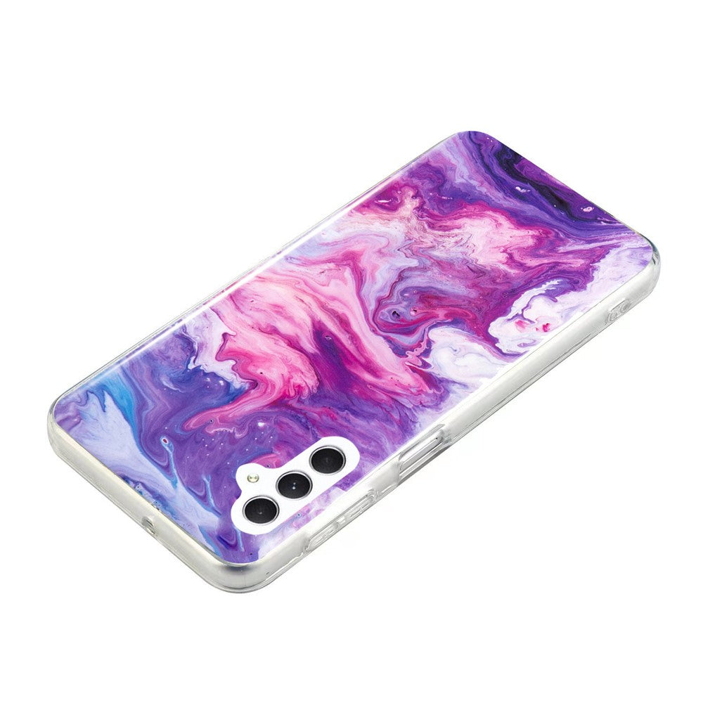 Til Samsung Galaxy A54 5G Marmor Mønster Telefon TPU Etui Anti-ridse IMD Telefon Cover