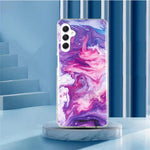 Til Samsung Galaxy A54 5G Marmor Mønster Telefon TPU Etui Anti-ridse IMD Telefon Cover