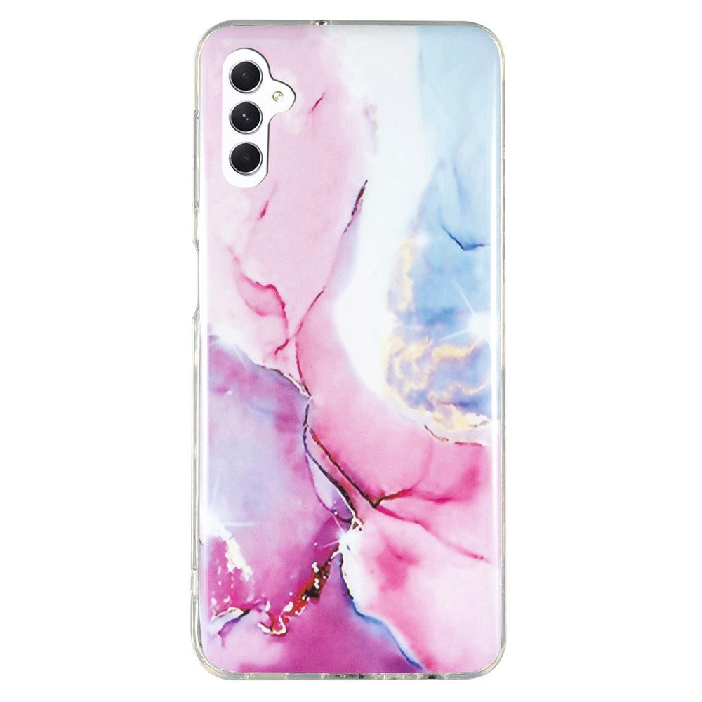 Til Samsung Galaxy A54 5G Marmor Mønster Telefon TPU Etui Anti-ridse IMD Telefon Cover