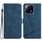 For Xiaomi 13 Pro 5G PU Leather Imprinted Line Phone Shell Wallet Skin-touch Protective Stand Cover