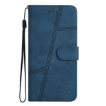 For Xiaomi 13 Pro 5G PU Leather Imprinted Line Phone Shell Wallet Skin-touch Protective Stand Cover