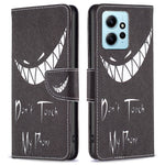 Xiaomi Redmi Note 12 4G Anti-fall Mönster Tryck mobilskal PU Läder Plånboksfodral