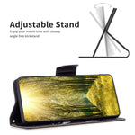 For Xiaomi Redmi Note 12 4G Anti-drop Pattern Printing Phone Case PU Leather Wallet Stand Cover