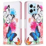 For Xiaomi Redmi Note 12 4G Anti-drop Pattern Printing Phone Case PU Leather Wallet Stand Cover