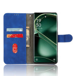 Oppo Find X6 PU-läderflipfodral med stativfunktion, stötsäkert mobilmobilfodral