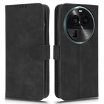 Oppo Find X6 PU-läderflipfodral med stativfunktion, stötsäkert mobilmobilfodral