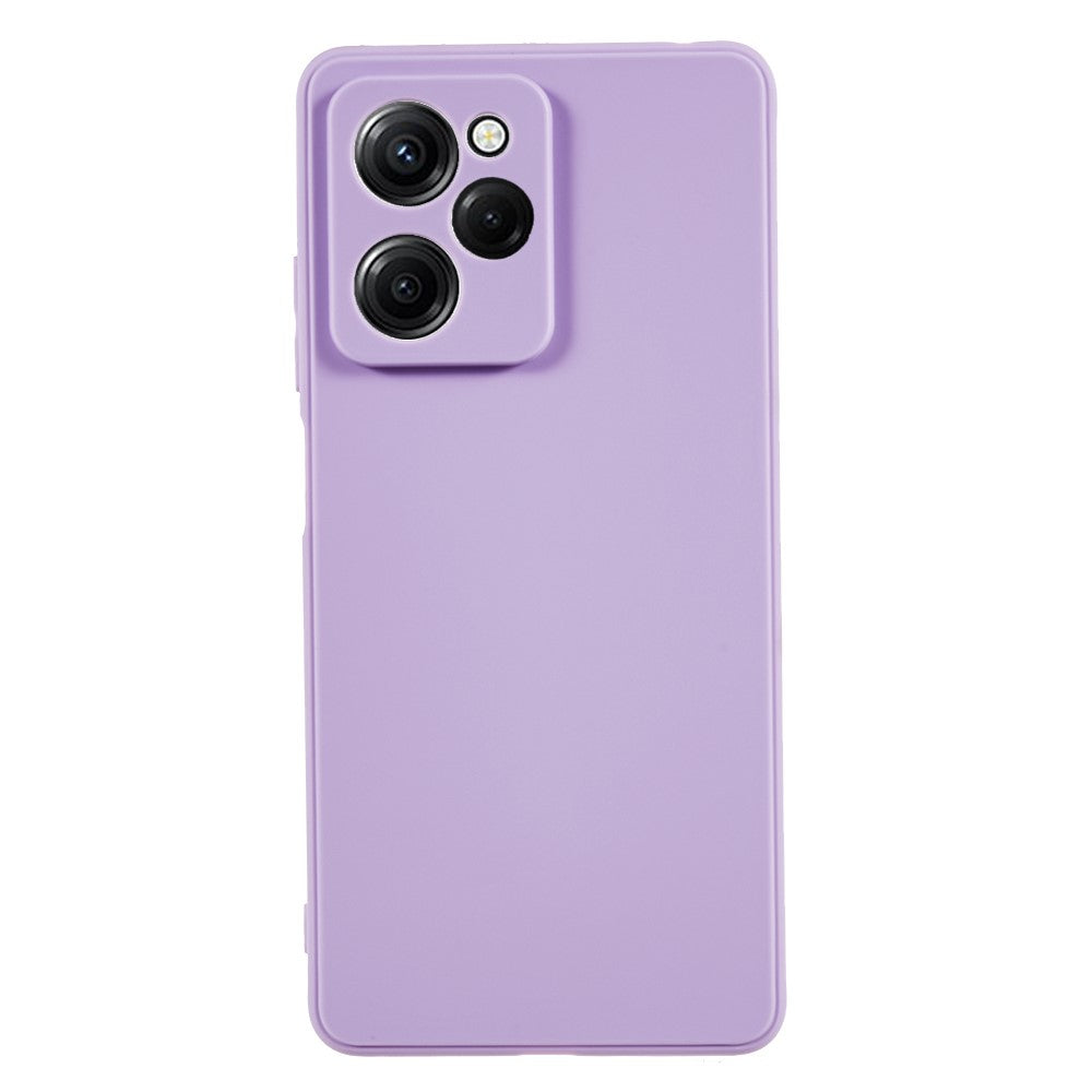Xiaomi Redmi Note 12 Pro Speed 5G / Poco X5 Pro 5G rak kant design mjukt TPU mobilskal precisa utskärningar